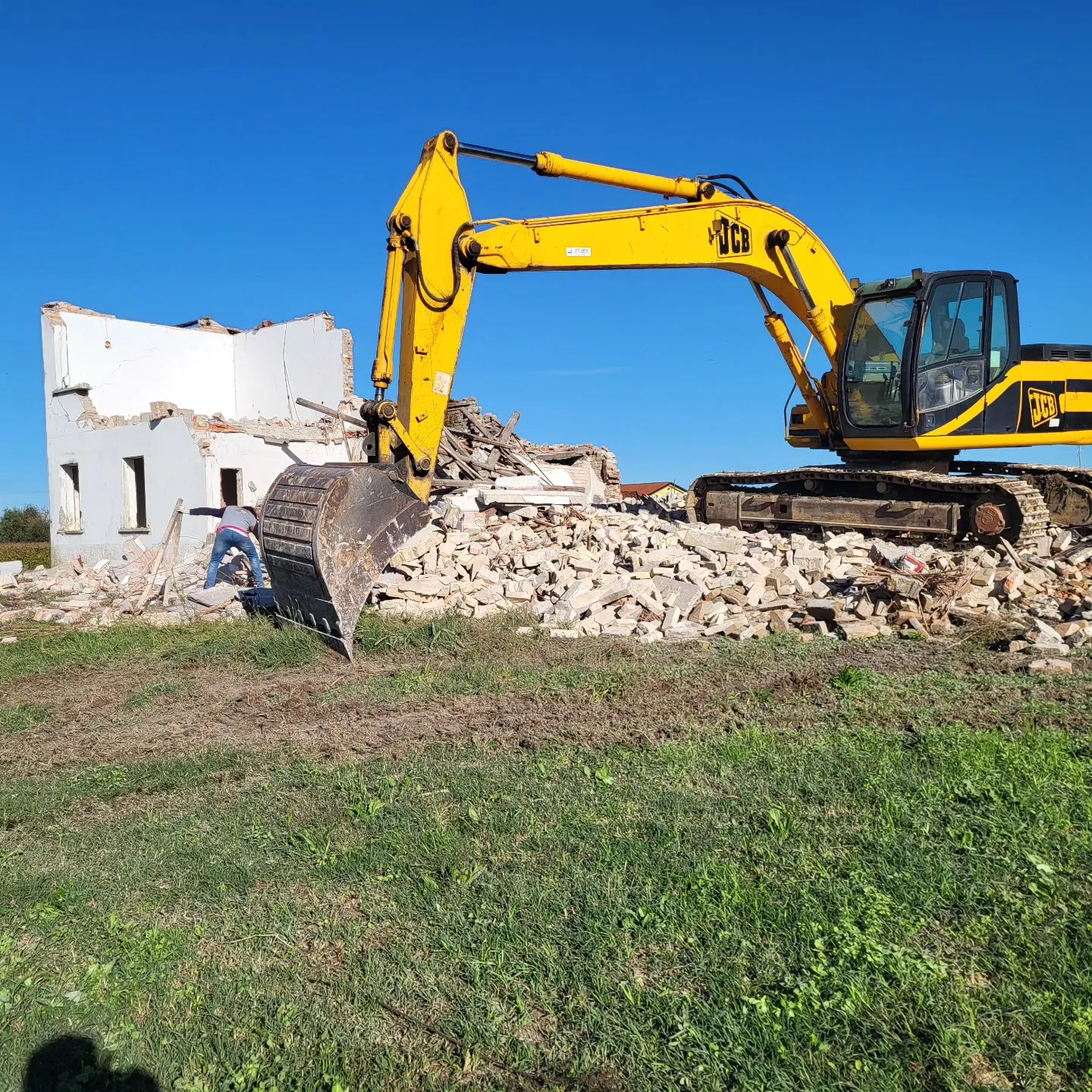 JCB Excavator at work